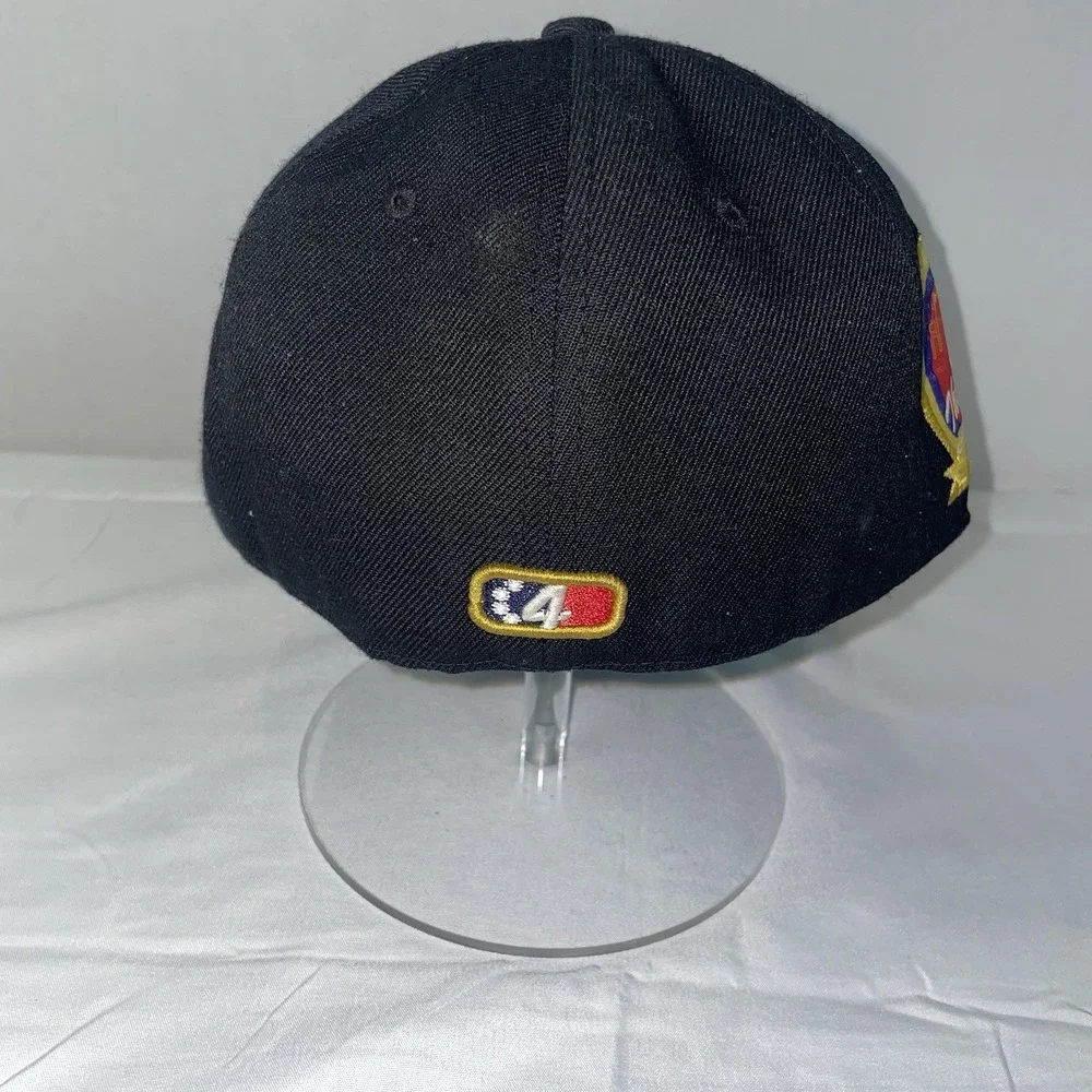 Lenny Rich Studios City Motion Fitted Hat Black Green Bottom Size 7 The‎ 4 City